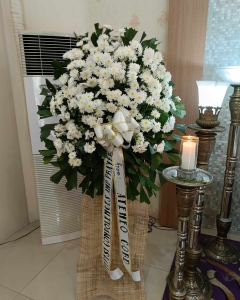 White Sympathy Standing Spray